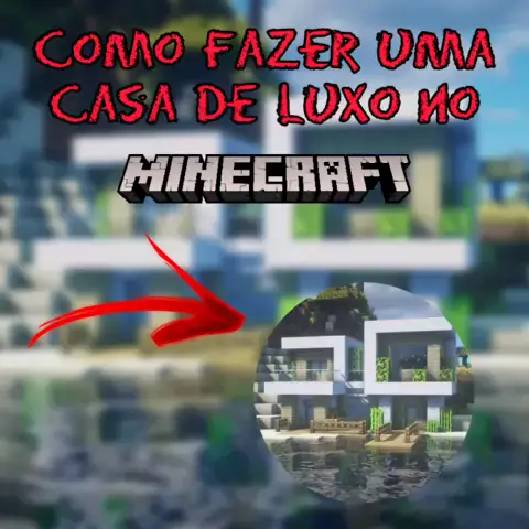 Como fazer casas bonitas e de luxo em Minecraft, •× Minecraft PE