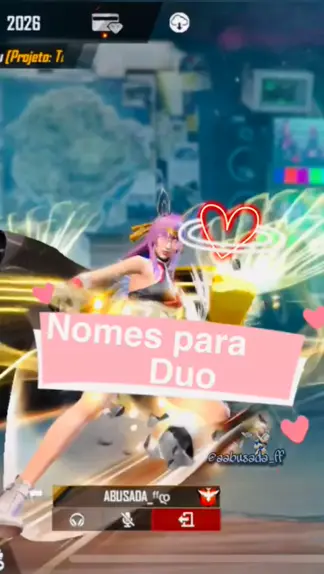 nome para duo ff combinando casal