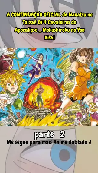 nanatsu no taizai os 4 cavaleiros onde assistir