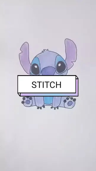 Como desenhar o Stitch em 5 passos simples! 🥥 #desenho #comodesenhar