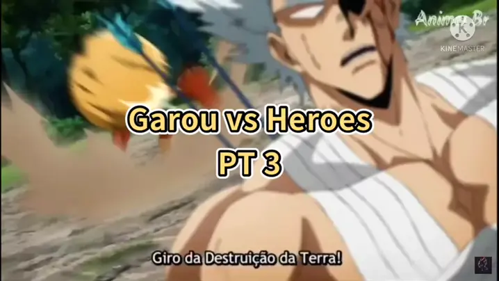 COSMIC GAROU TERRA 3 VS SAITAMA TERRA 2