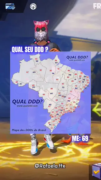 Mapa Dos Ddds Do Brasil