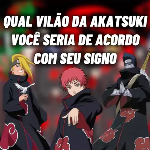 Que membro da akatsuki você seria?