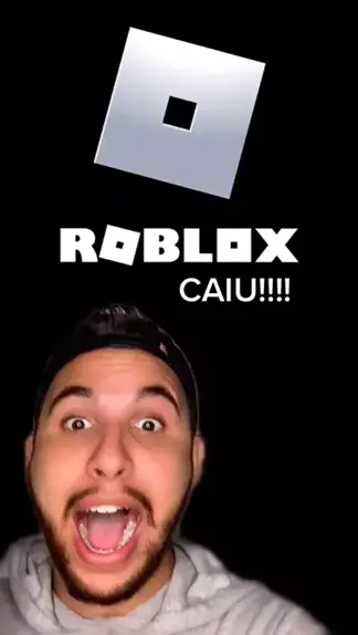 ROBLOX CAIU! 