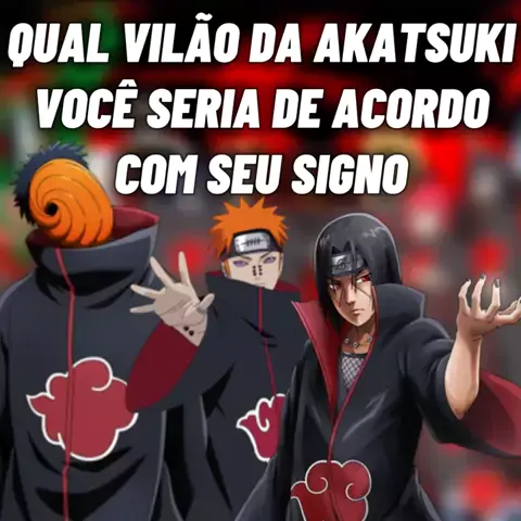 Qual membro da akatsuki você seria?