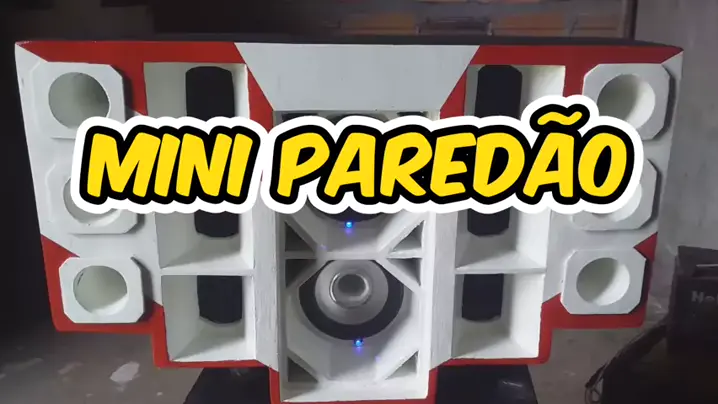 Mini Paredao De Som Miniatura