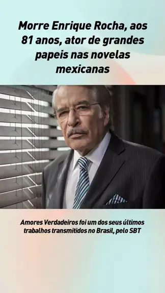 Morre, aos 81 anos, o ator mexicano Enrique Rocha, o León de Rebelde