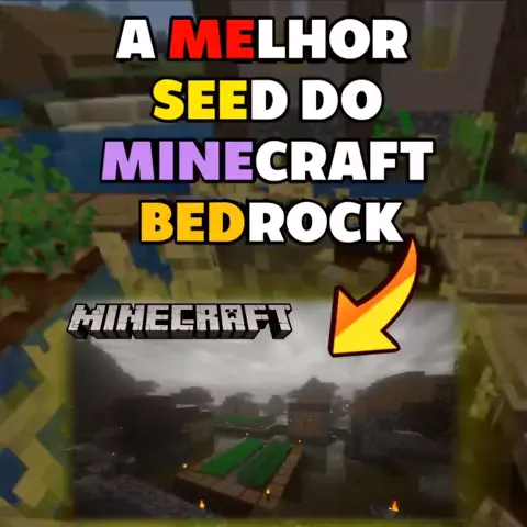 MELHOR SEED PARA SURVIVAL NO MINECRAFT BEDROCK 1.19.51 