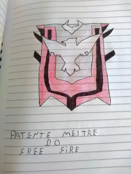 HOW TO DRAW FREE FIRE LOGO 