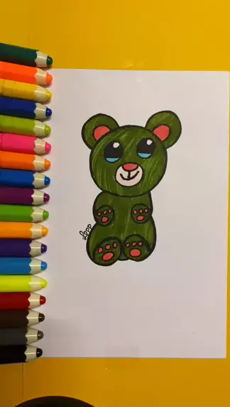 Aprenda a desenhar um casal de urso panda com números 8 #drawing