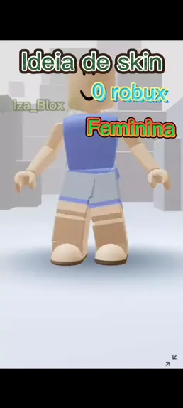 ideia skin do roblox feminino de robux