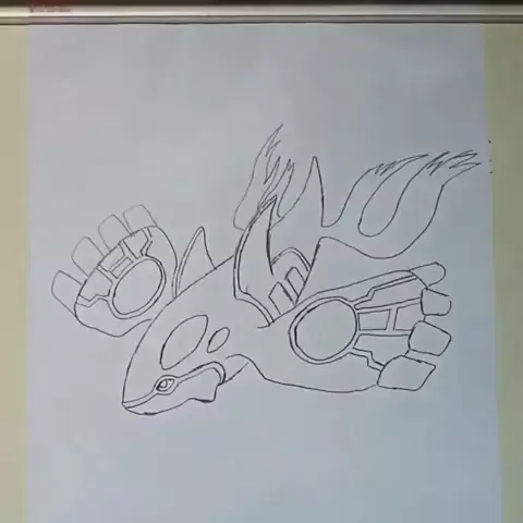 Tutorial de Desenho Rayquaza