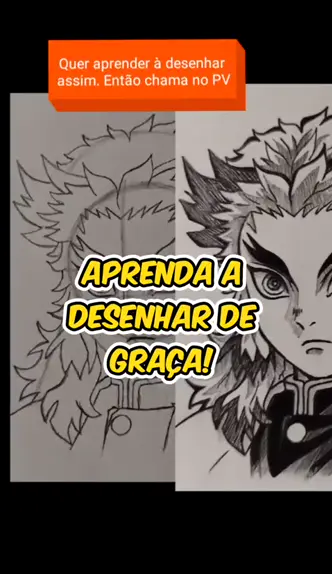 Como desenhar o Rengoku #desenho #Rengoku #demonslayer