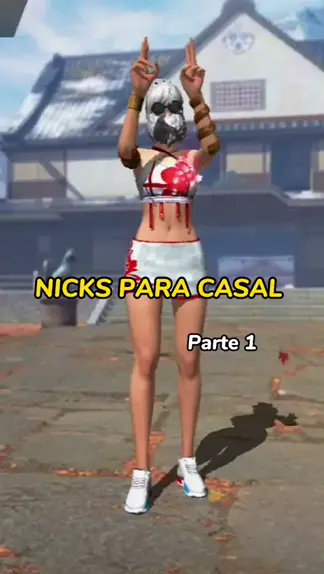 Nicks de casal para o free fire que o nome combina