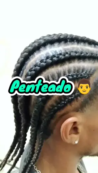 Trança masculina 2024 cabelo curto