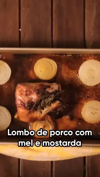 Lombo de porco uma delícia #lombo #receita #carnedeporco #comida