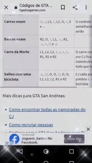 codigos gta san andreas ps2 carreta