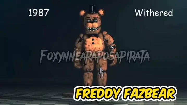 Freddy Withered consertado  Unwithered Freddy 