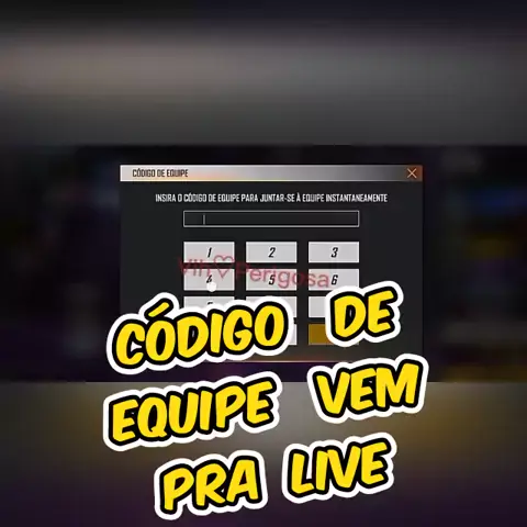 como colocar código de equipe no ff 2023