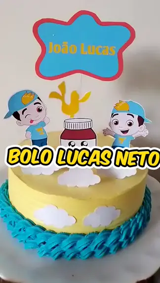 Bolo do Luccas Neto™ - Entrega Grátis em 24h - ChefPanda