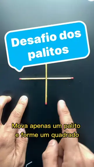 Desafio matemático dos palitos de fósforos - parte 4. #palito