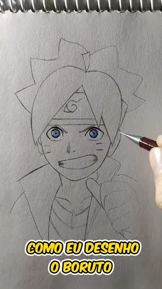 COMO DESENHAR O SASUKE UCHIHA #desenhando #animes #naruto #boruto