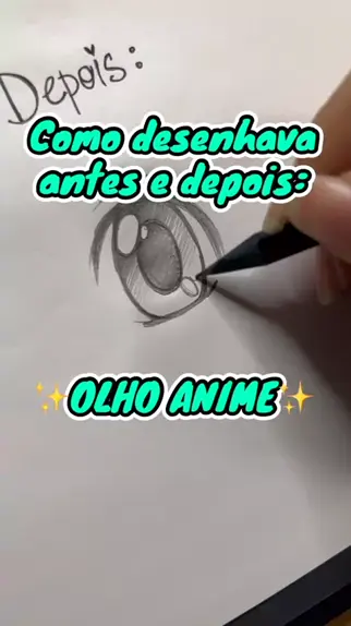 olho de anime facil meninas