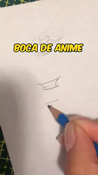 Como fazer boca de anime