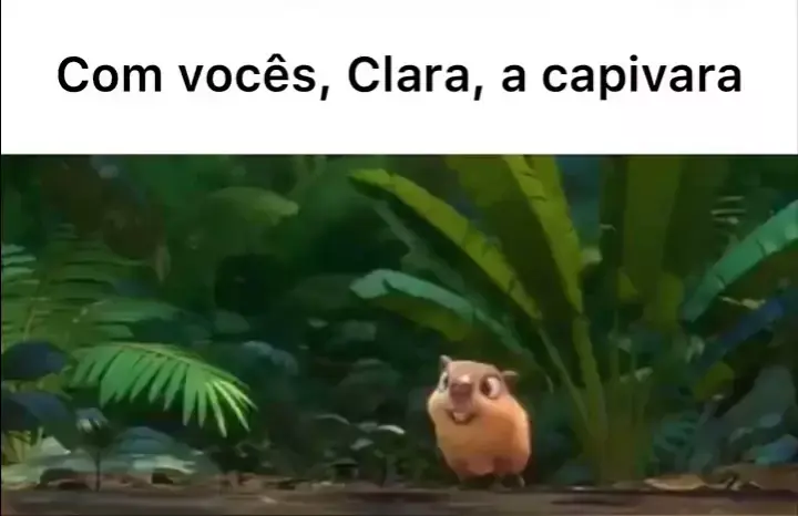 Clara, a capivara :') •Rio 2, By Músicas de animações que são incríveis  demais