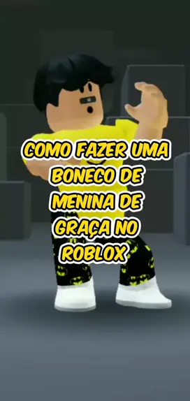 Como fazer um boneco do ROBLOX de papel 