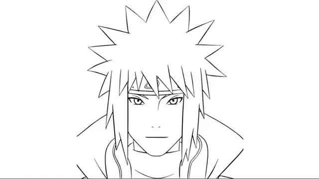 Como desenhar o Minato passo a passo #arte #desenho #anime #minato