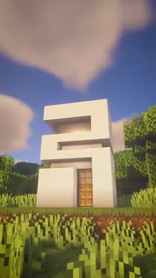 Mini casa moderna #fy #minecraft