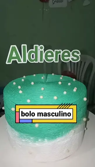 bolo masculino verde claro