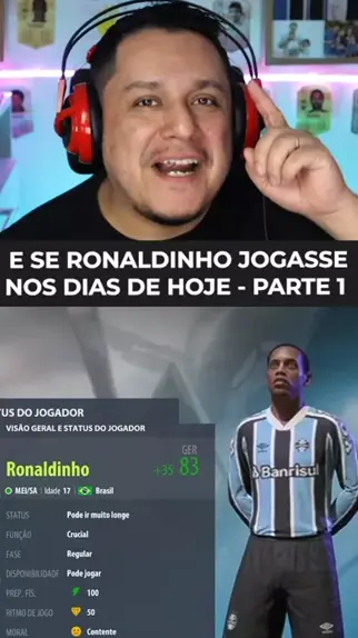 FIFA 17: Afinal <br />Ronaldinho Gaúcho está