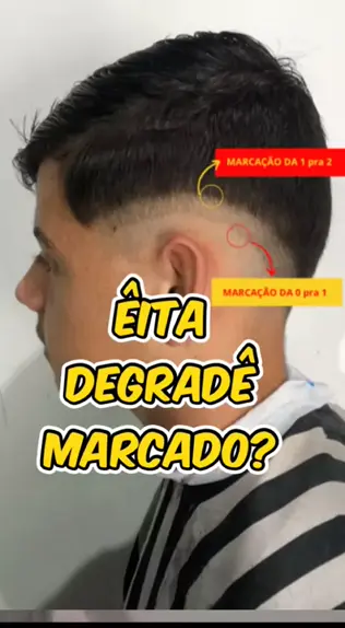 💈✂️TUTORIAL Corte de Cabelo Degradê Corte em V marcado Passo a