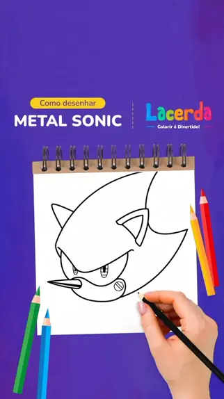 Metal Sonic para colorir