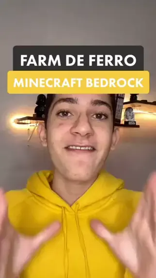 Farm De Ferro Em Minecraft Bedrock