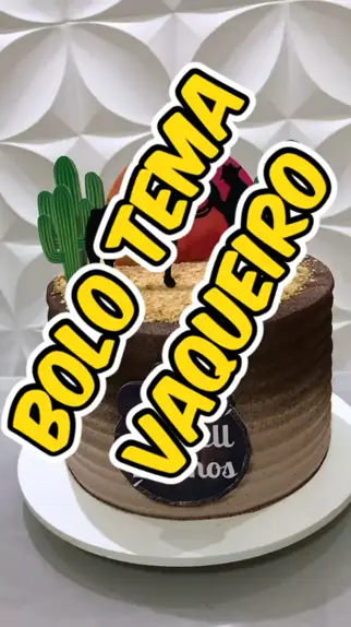 Decorando bolo vaqueiro #bolodeaniversario #foryou #brazil🇧🇷 #bolosd