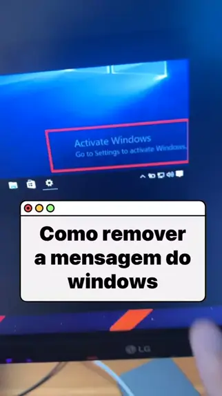 Como Remover o Aviso de Ativação do Windows no PC