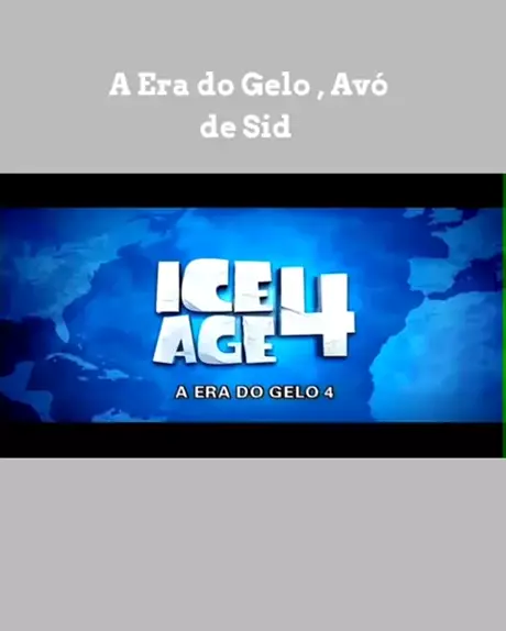 a era do gelo 4 avó de sid maçã