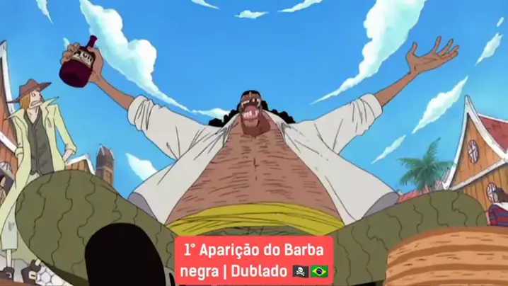 One Piece Stampede Barba Negra Dublado!!!!! 