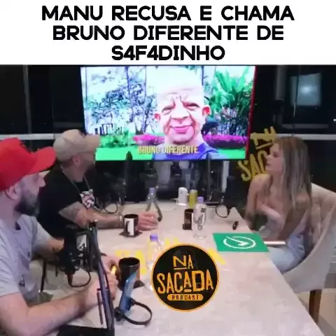 Bruno Diferente fazendo suas caretas no Ticaracaticast