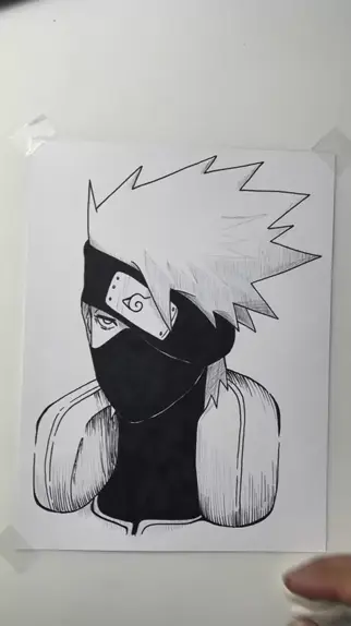 COMO DESENHAR o #KAKASHI 