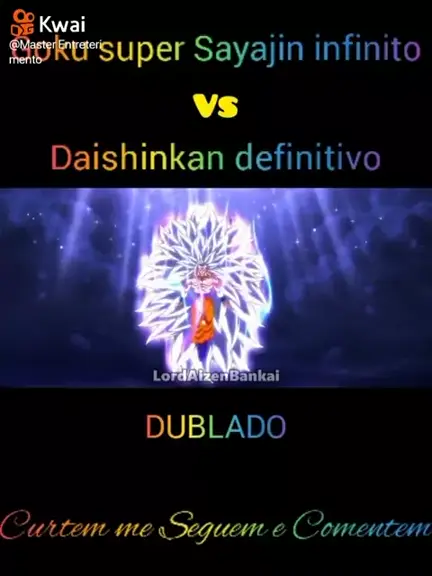 goku super sayajin infinito vs daishinkan completo