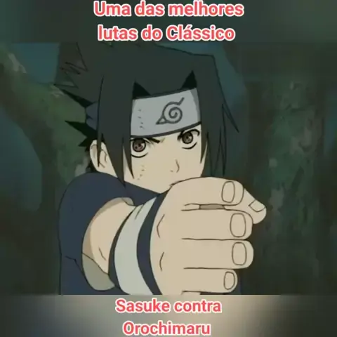 SASUKE UCHIHA VS ROCK LEE - SHARINGAN CONTRA PURO TAIJUTSU