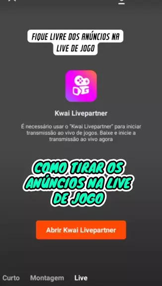 Como baixar Kwai Livepartner no celular