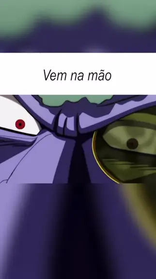 Anime Dragon Ball Super A cena quando exclui um universo é muito