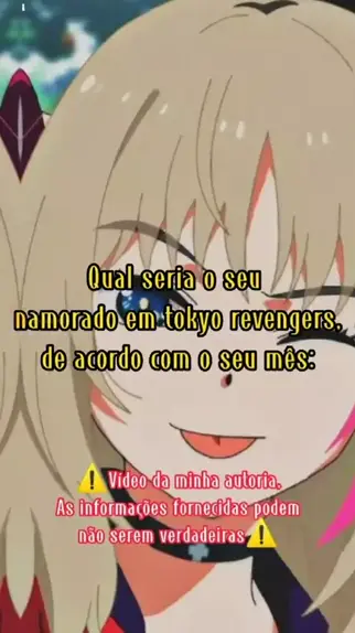 quiz quem seria seu namorado em tokyo revengers