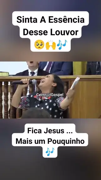 o hino fica jesus mais um pouquinho