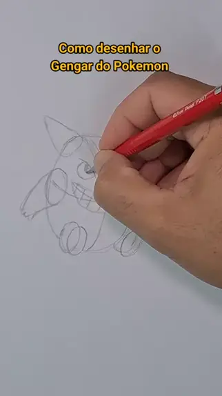 Como desenhar o GENGAR 👻[Pokémon]